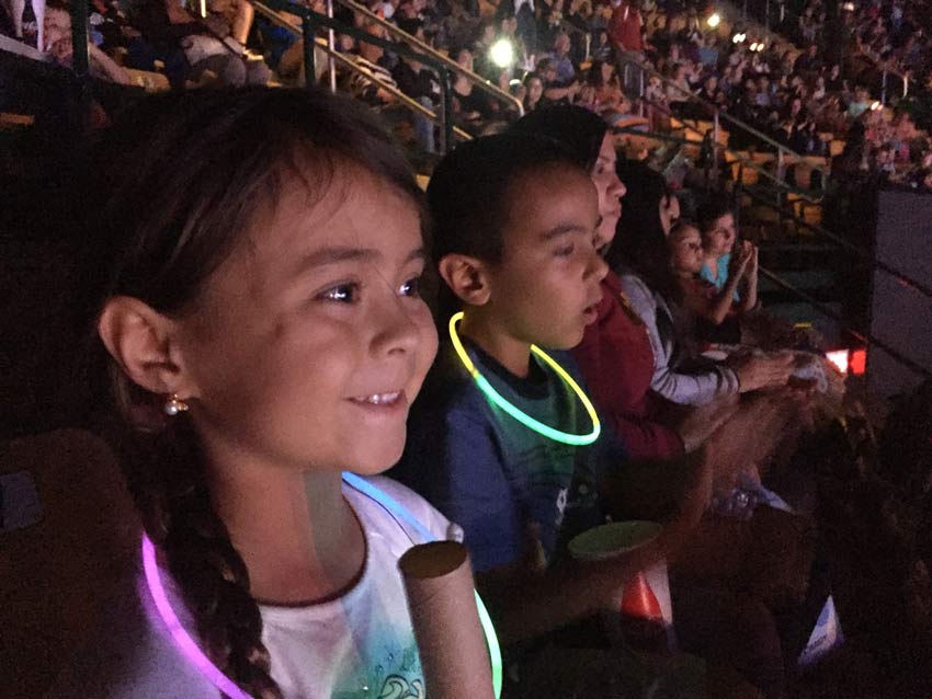 Disney On Ice - Having fun watching the show