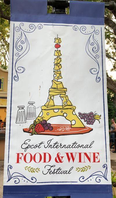 Epcot International Food and Wine Festival Banner