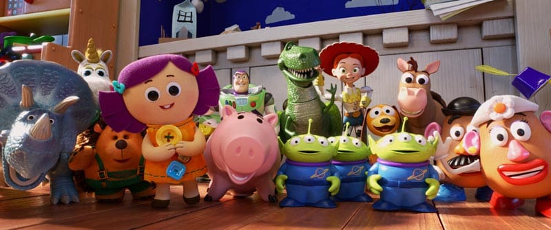 Animated cast of characters of Toys Story 4