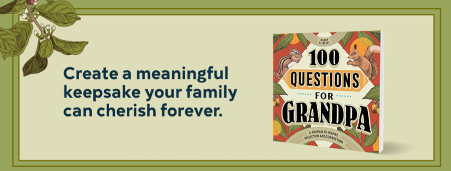 Favorite Grampy 100 Questions for Grandpa Book