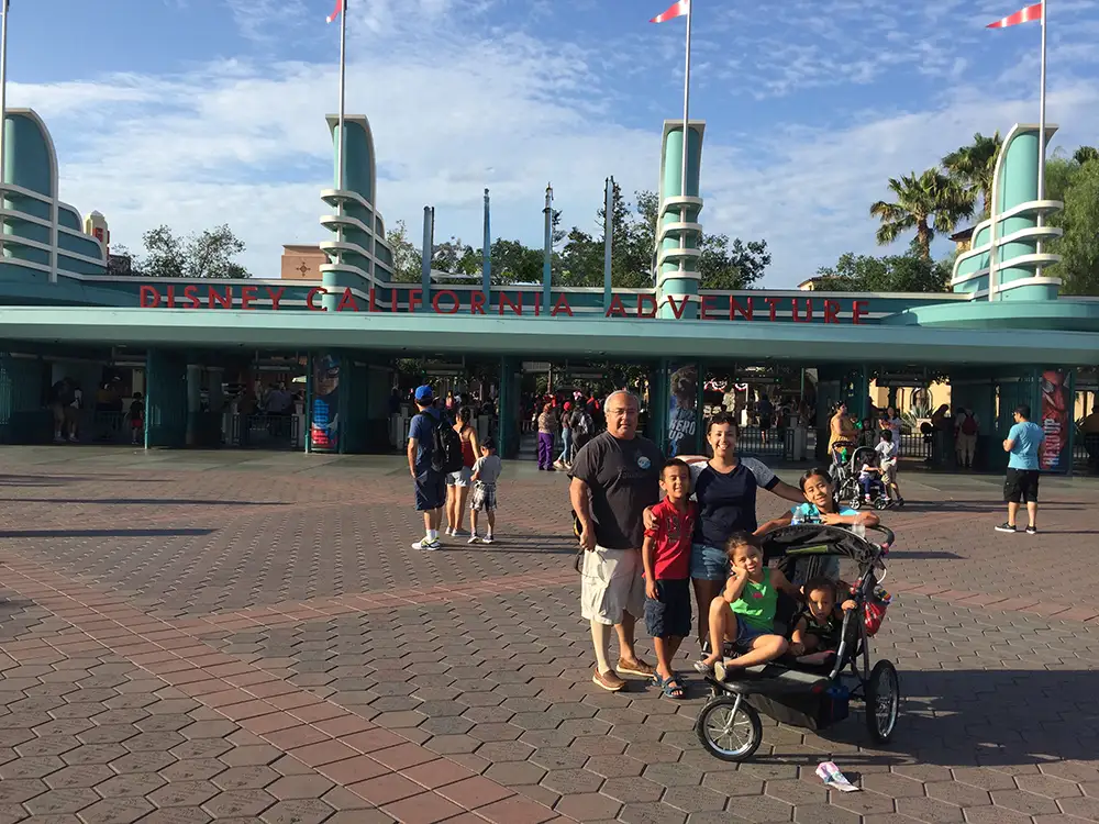 Entrance of Disney's California Adventure.